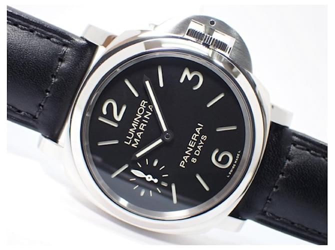 PANERAI Luminor Marina 8DAY S PAM00510 P series Mens Black Steel